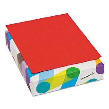 Mohawk Paper® BriteHue® Red 60 lb. Vellum Text 8.5x11 in. 500 Sheets per Ream